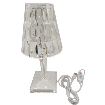 Davy | Crystal Touch Table Lamp | Rechargeable LED Accent Light