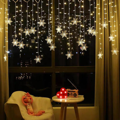 Davy | Snowflake LED Curtain Lights for Any Space