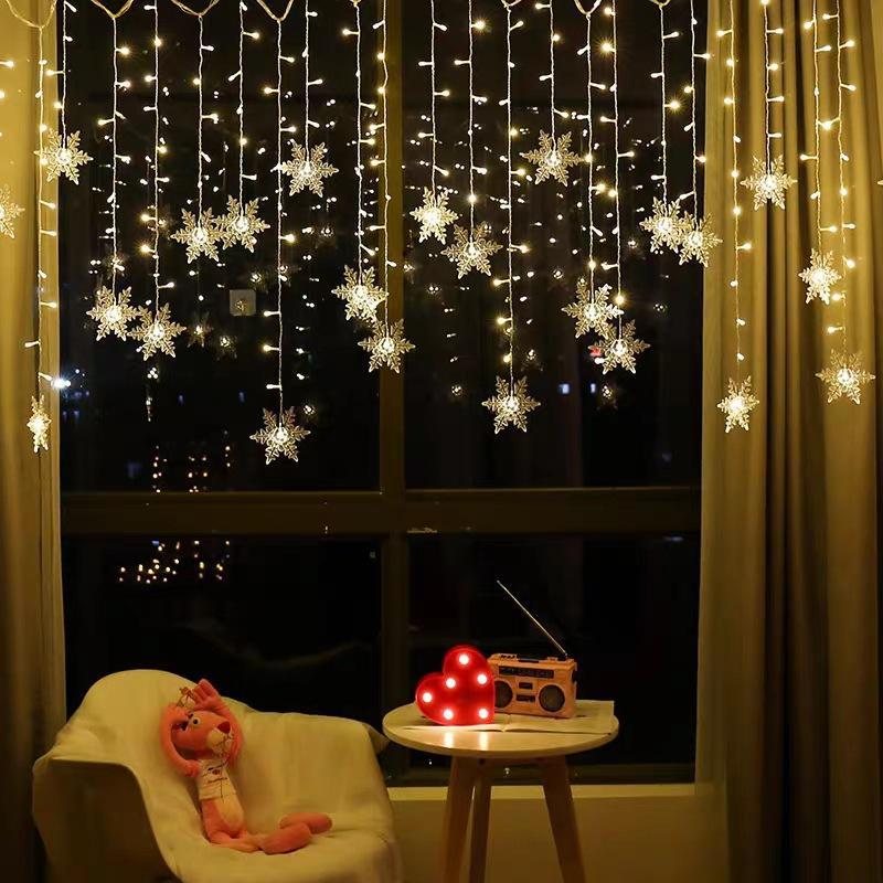 Davy | Snowflake LED Curtain Lights for Any Space