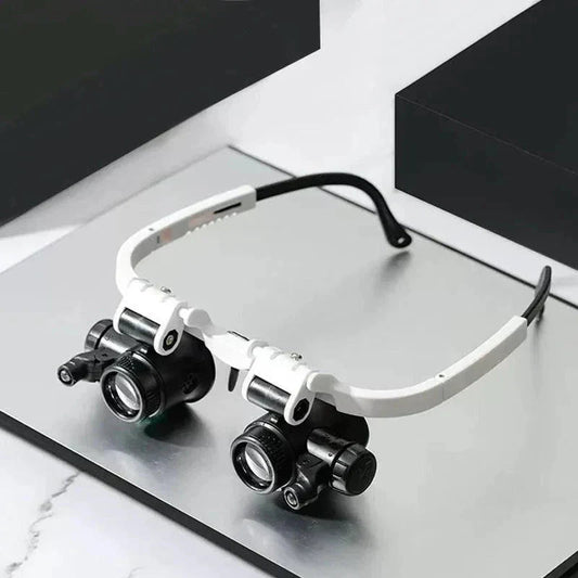 Davy | LED Magnifying Glasses with 8x, 15x, and 23x Magnification for Detailed Viewing and Precision Work