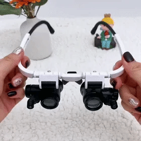 Davy | LED Magnifying Glasses with 8x, 15x, and 23x Magnification for Detailed Viewing and Precision Work