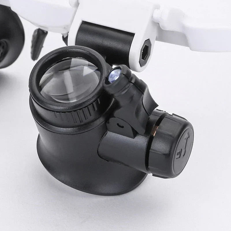 Davy | LED Magnifying Glasses with Adjustable Lenses