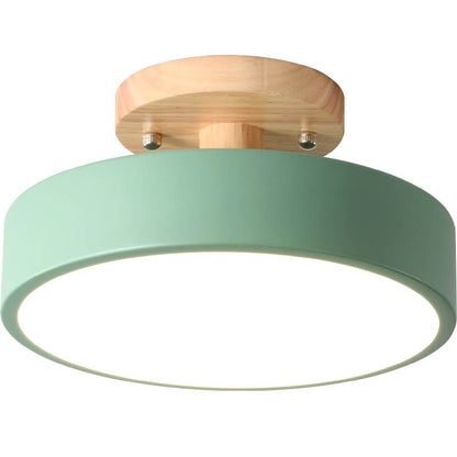 Davy LED Round Ceiling Lamp | Nordic Design | Semi-Flush Mounting | Economic Indoor Lighting