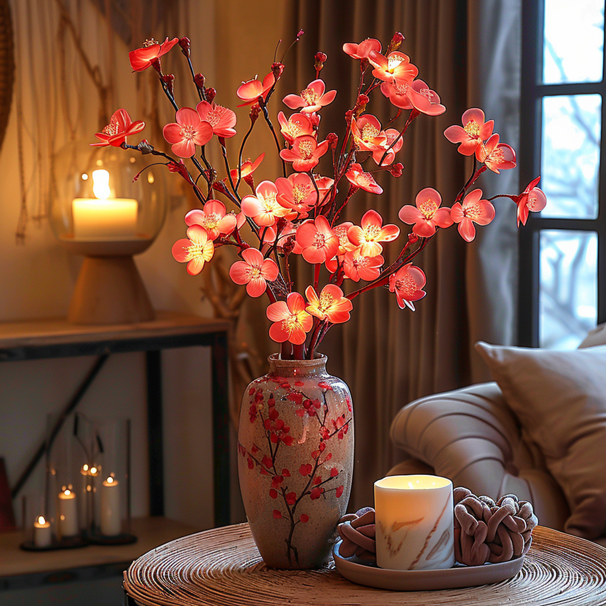 Davy | LED String Lights Olive Branch