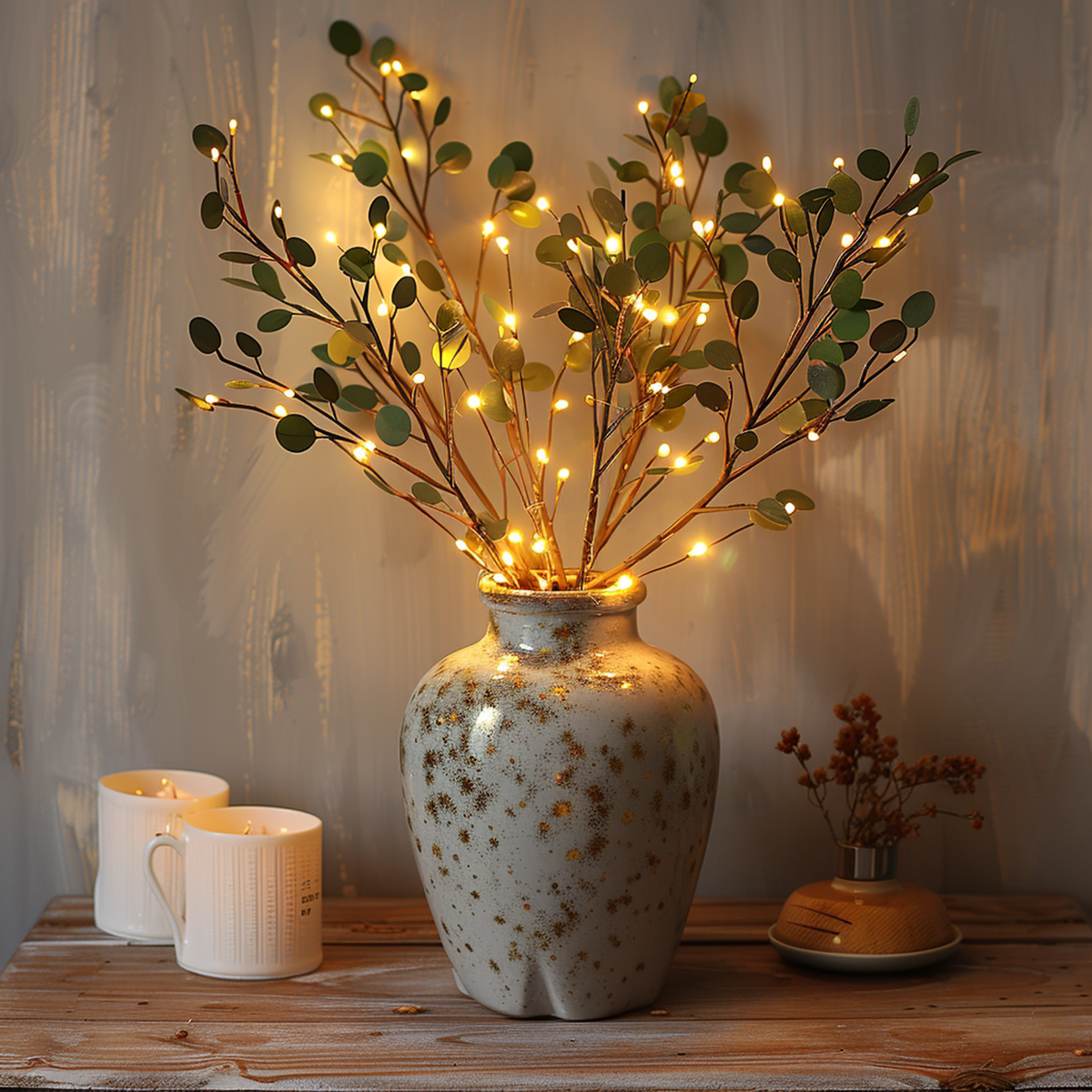 Davy | LED String Lights Olive Branch