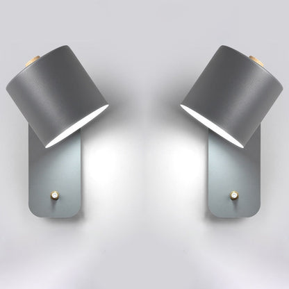 Davy | Modern Metal Sconce with Integrated Switch