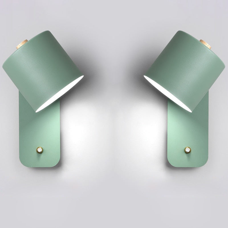 Davy | Modern Metal Sconce with Integrated Switch