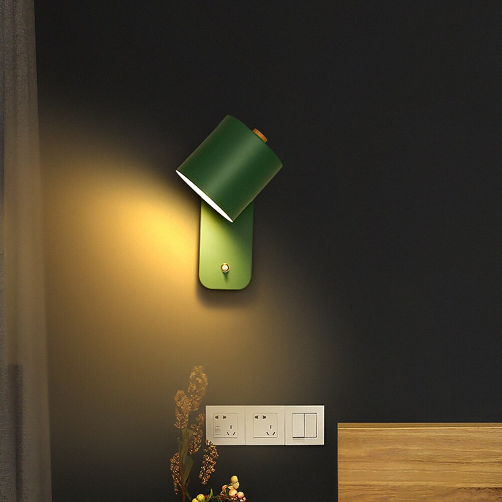 Davy | Modern Metal Sconce with Integrated Switch