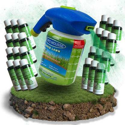 Davy | Liquid Lawn Hydro Mousse Spray On Grass Seed | Easy Application for Patchy Lawns & High-Traffic Areas