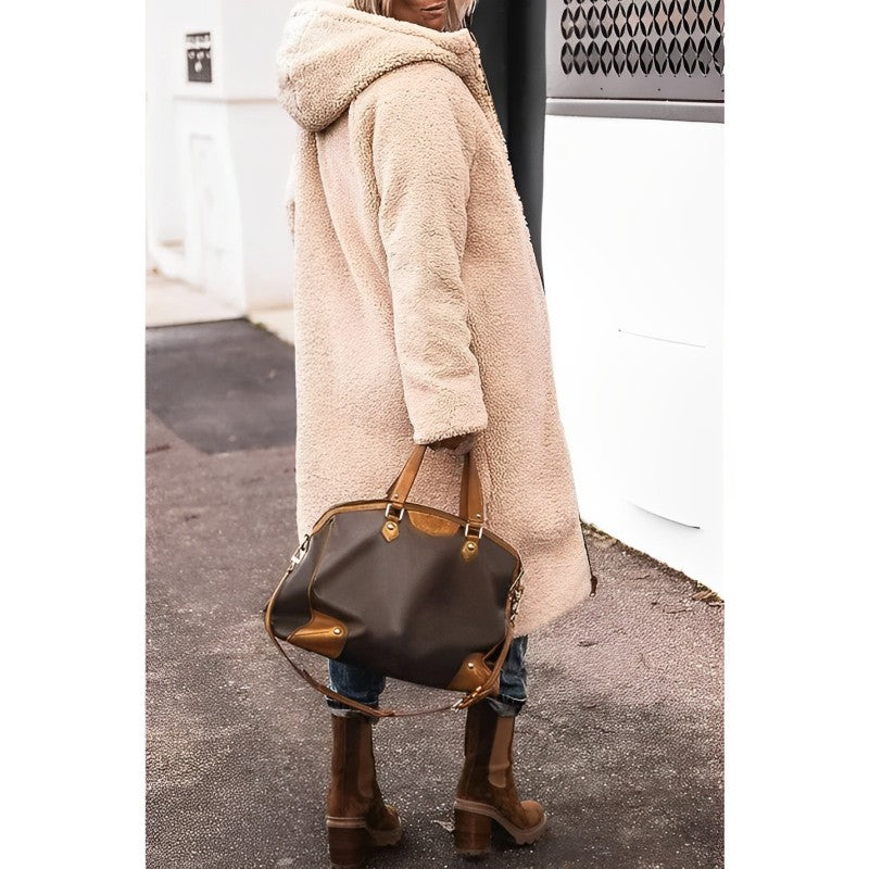 Women's Cozy Reversible Long Winter Coat