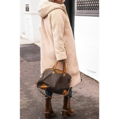 Women's Cozy Reversible Long Winter Coat