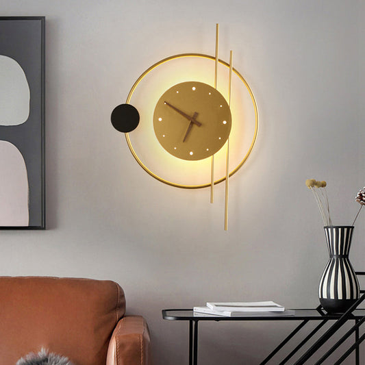 Davy | LumiClock - Modern LED Wall Clock for Stylish Lighting