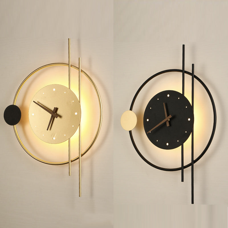 Davy | LumiClock - Modern LED Wall Clock for Stylish Lighting