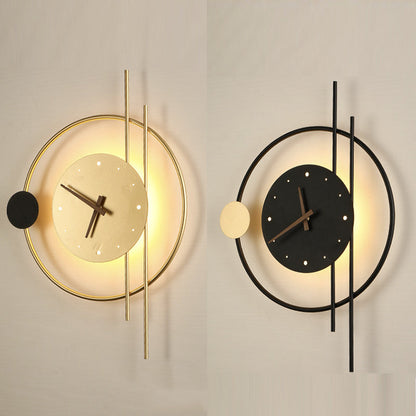 Davy | LumiClock - Modern LED Wall Clock for Stylish Lighting