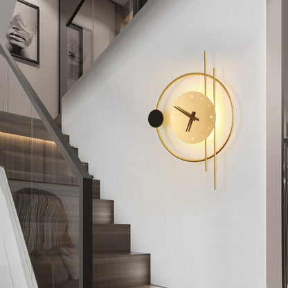 Davy | LumiClock - Modern LED Wall Clock for Stylish Lighting