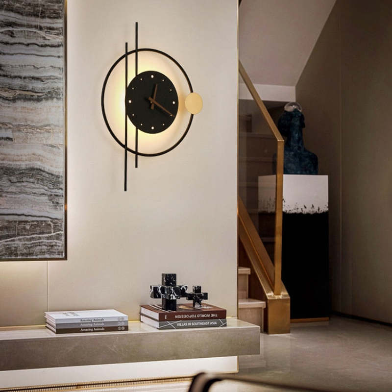 Davy | LumiClock - Modern LED Wall Clock for Stylish Lighting