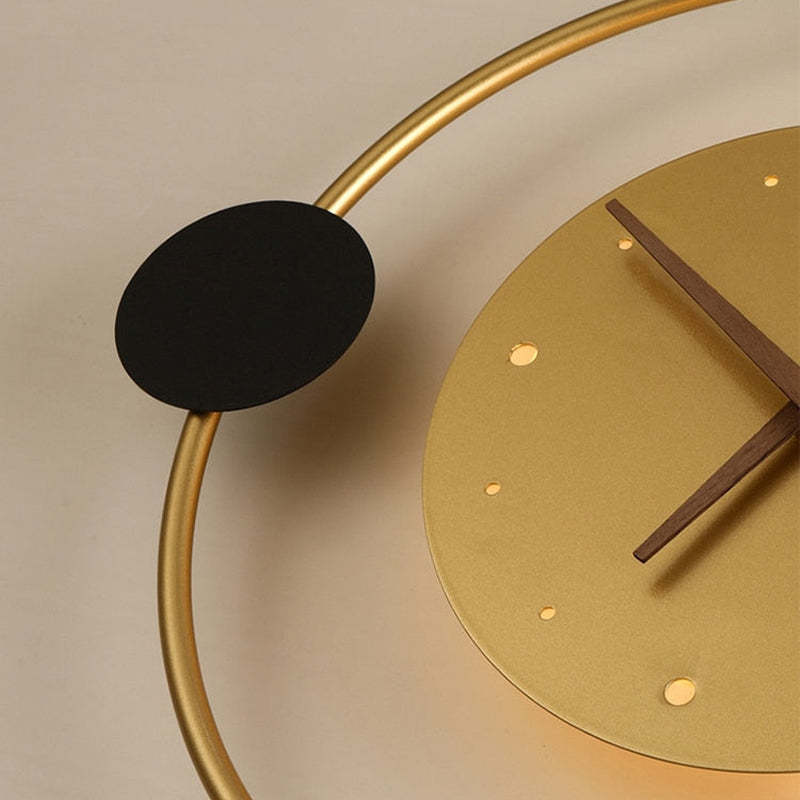 Davy | LumiClock - Modern LED Wall Clock for Stylish Lighting