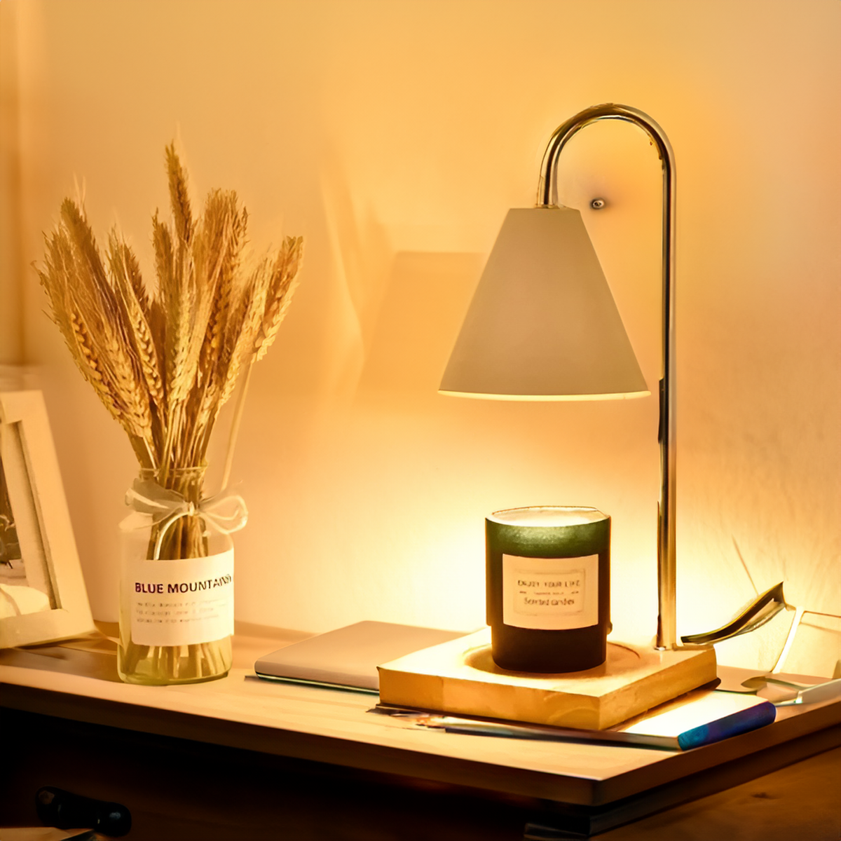 Davy | LuminaFlame - Cozy Flameless Candle Warmer Lamp
