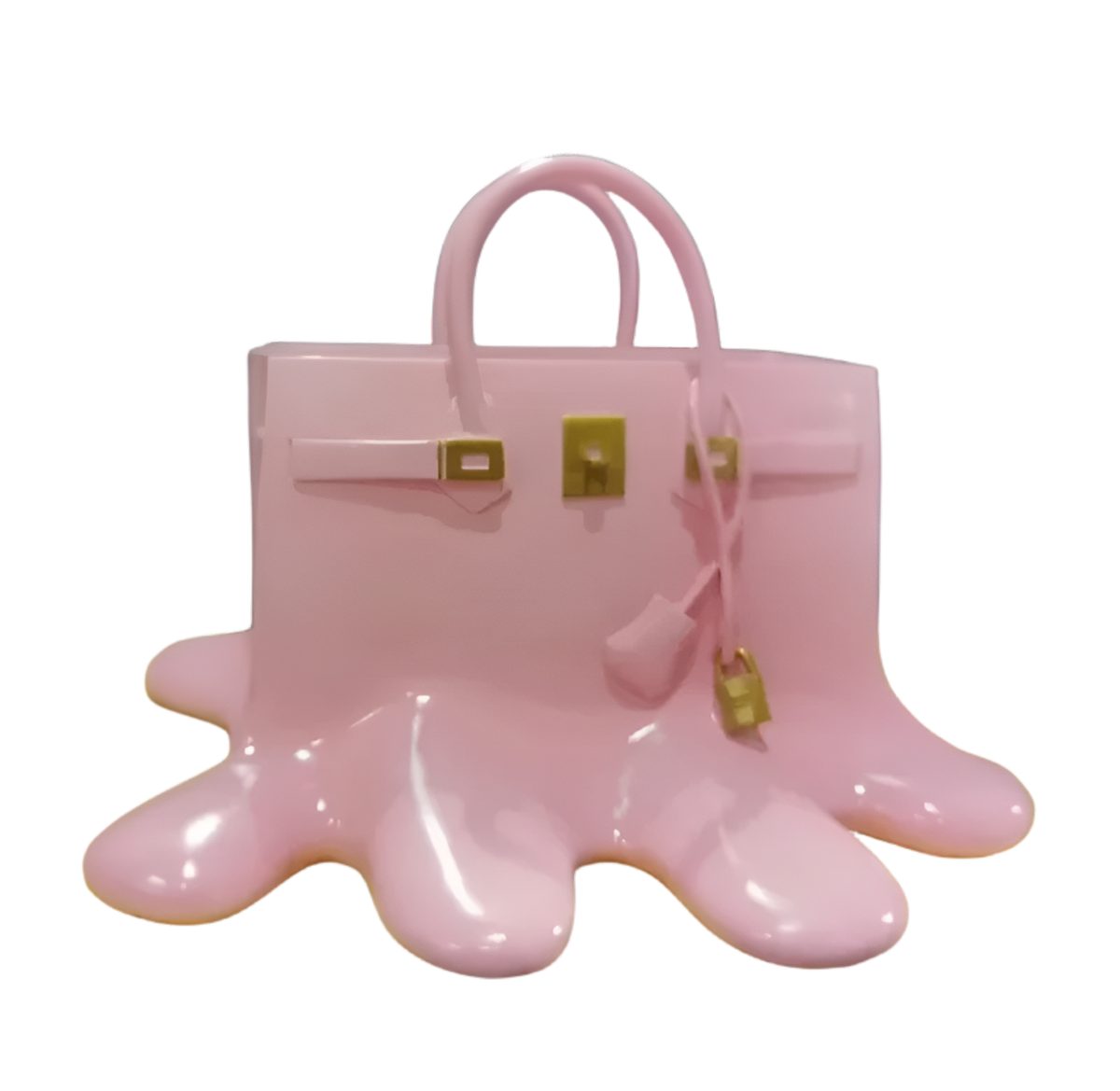 Davy | LuxuPurse Vases - Stylish Flower Bag Vase made of Resin