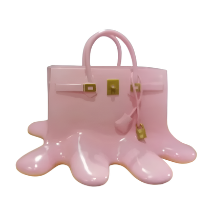 Davy | LuxuPurse Vases - Stylish Flower Bag Vase made of Resin