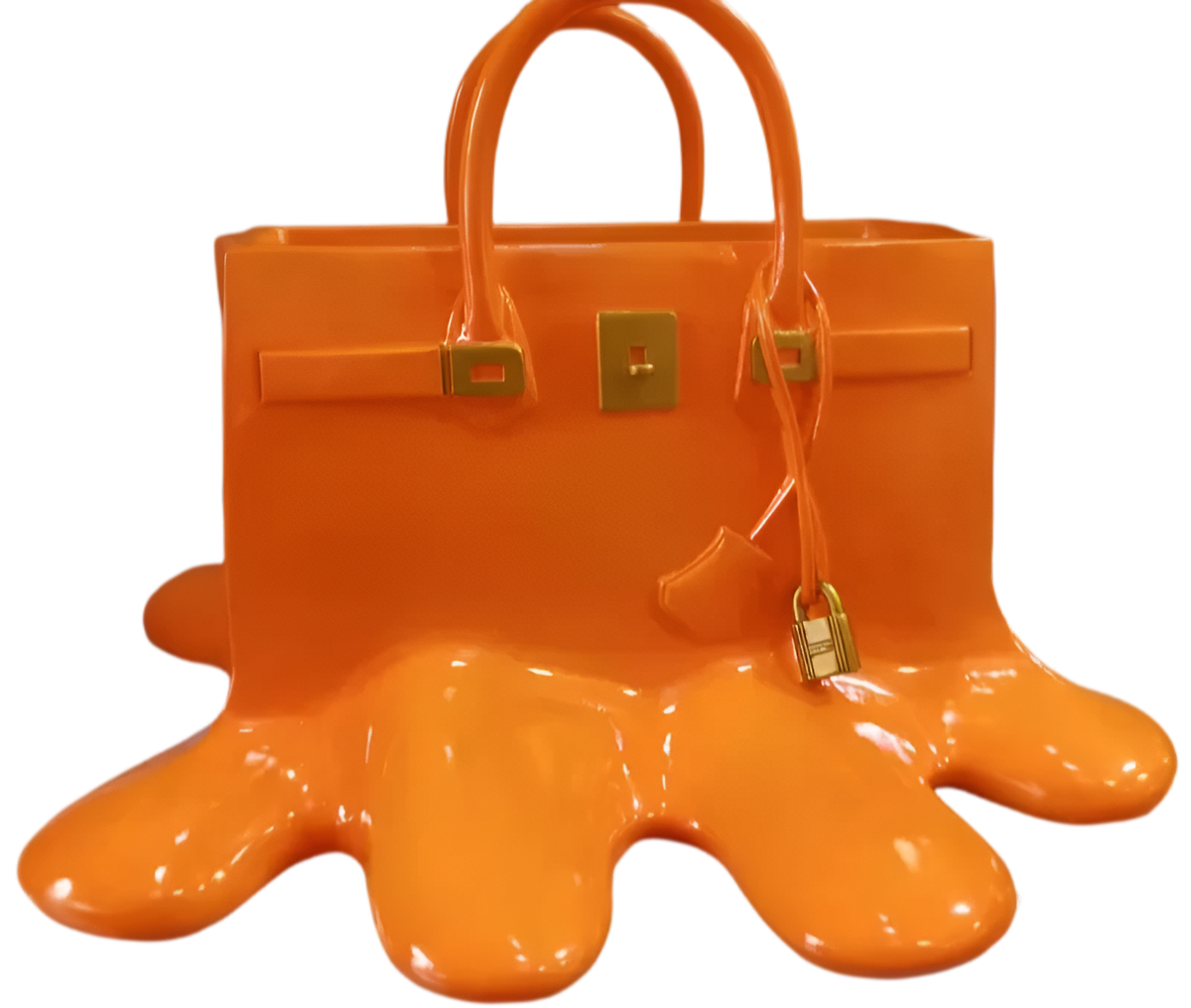 Davy | LuxuPurse Vases - Stylish Flower Bag Vase made of Resin