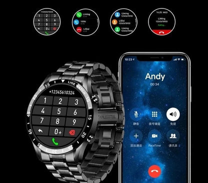Davy | Luxury SmartWatch 4G – Elegant and Connected Style with Calling and Connectivity