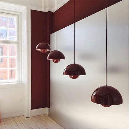 Davy | Dome Pendant Light | Nordic Hemisphere Style