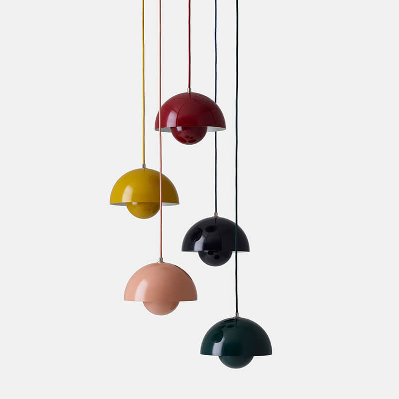 Davy | Dome Pendant Light | Nordic Hemisphere Style