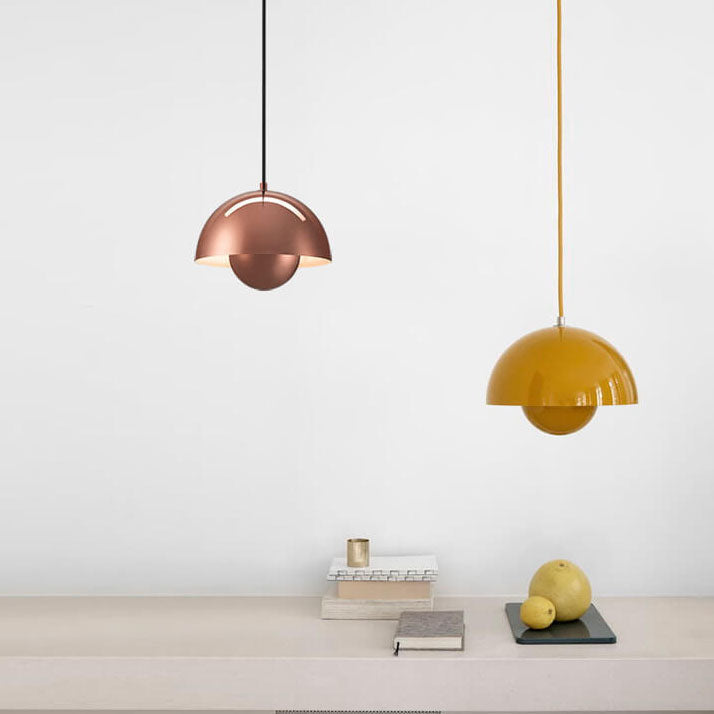 Davy | Dome Pendant Light | Nordic Hemisphere Style