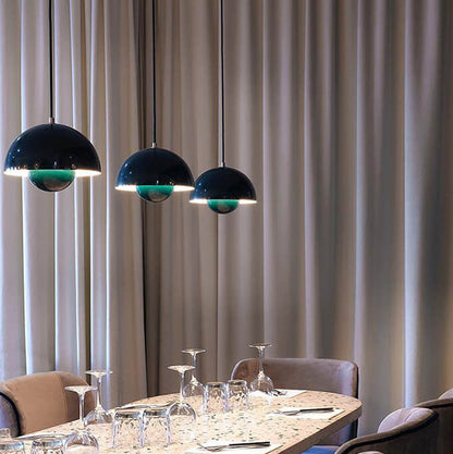 Davy | Dome Pendant Light | Nordic Hemisphere Style