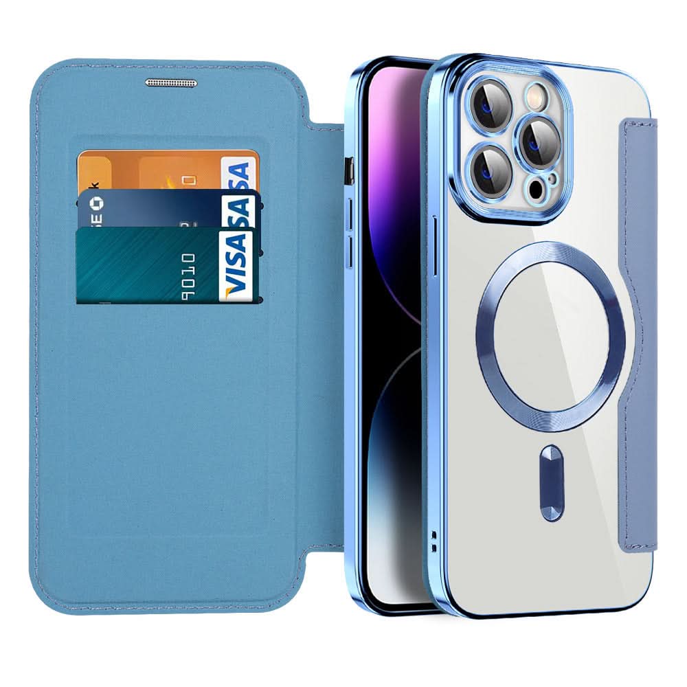 Davy | Magnetic Leather Flip Case iPhone 11–14 Series