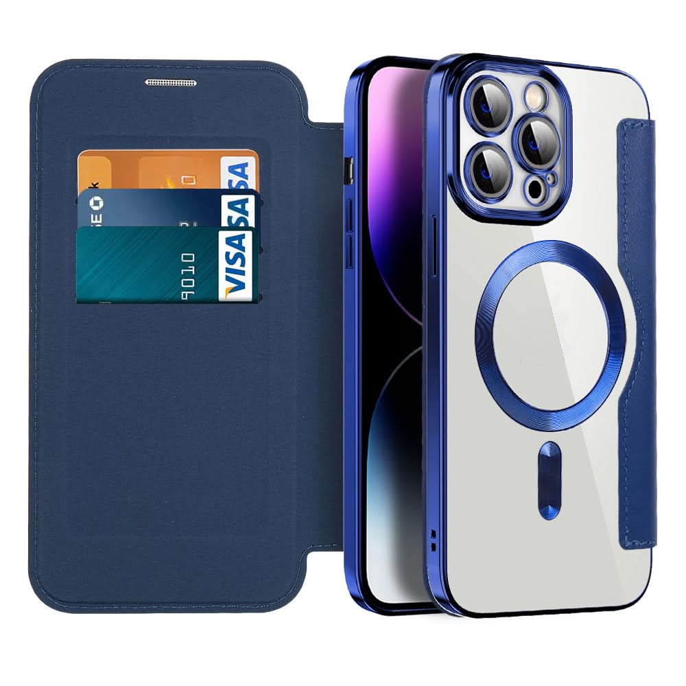 Davy | Magnetic Leather Flip Case iPhone 11–14 Series