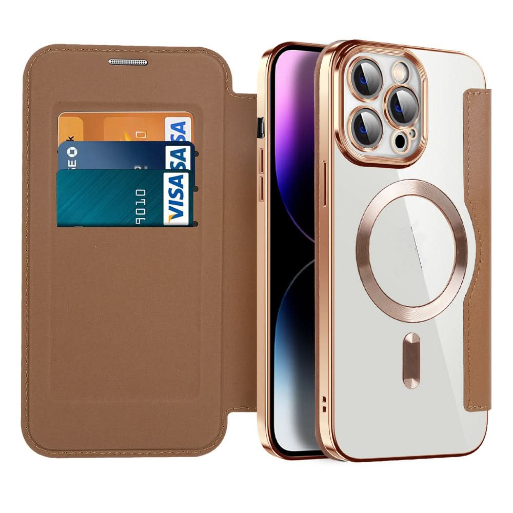 Davy | Magnetic Leather Flip Case iPhone 11–14 Series
