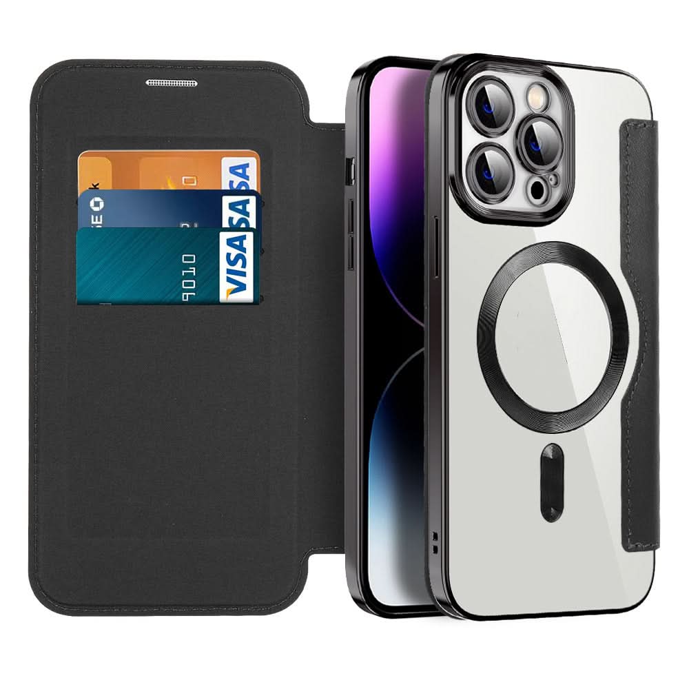 Davy | Magnetic Leather Flip Case iPhone 11–14 Series