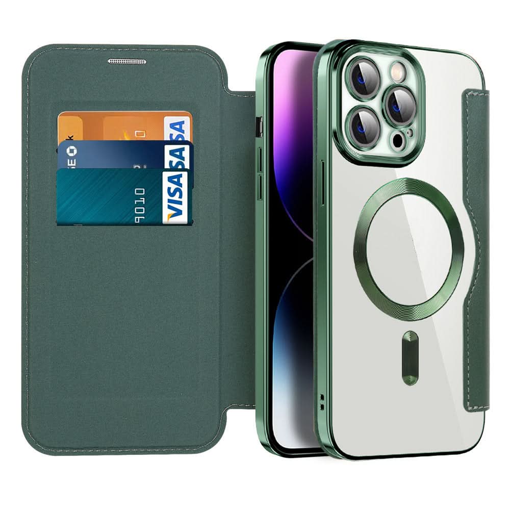 Davy | Magnetic Leather Flip Case iPhone 11–14 Series