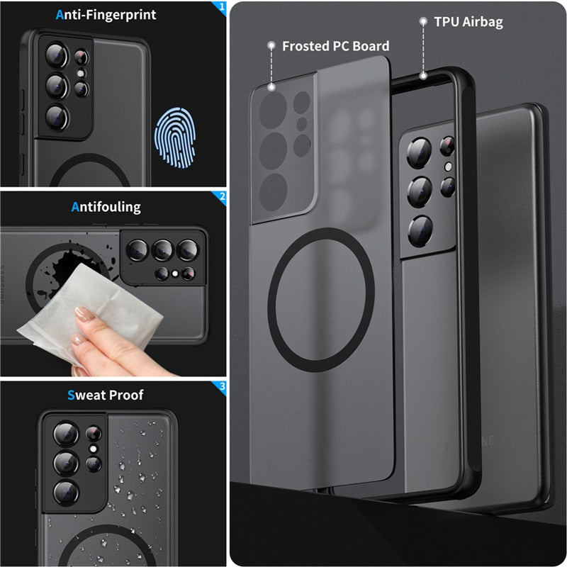 Davy Magnetic Shockproof Case for Samsung