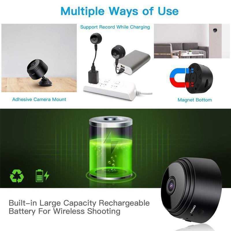Davy | Compact WiFi Security Camera with Magnetic Mount