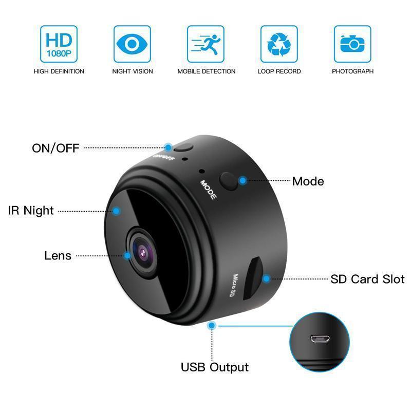 Davy | Compact WiFi Security Camera with Magnetic Mount