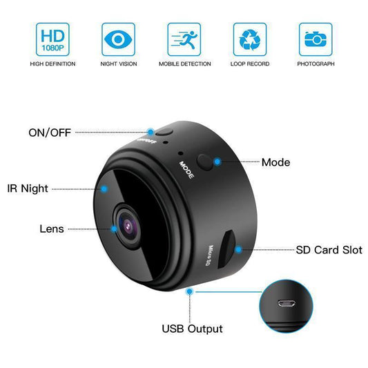 Davy | Compact WiFi Security Camera with Magnetic Mount
