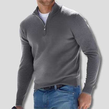 Davy | Men's Cozy Quarter Zip Knit Pullover