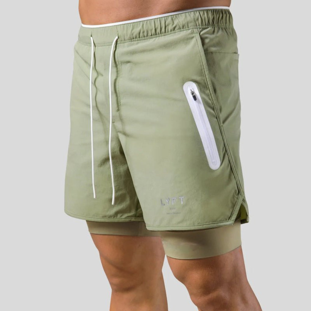 Davy | Men's Performance 2-in-1 Running Shorts