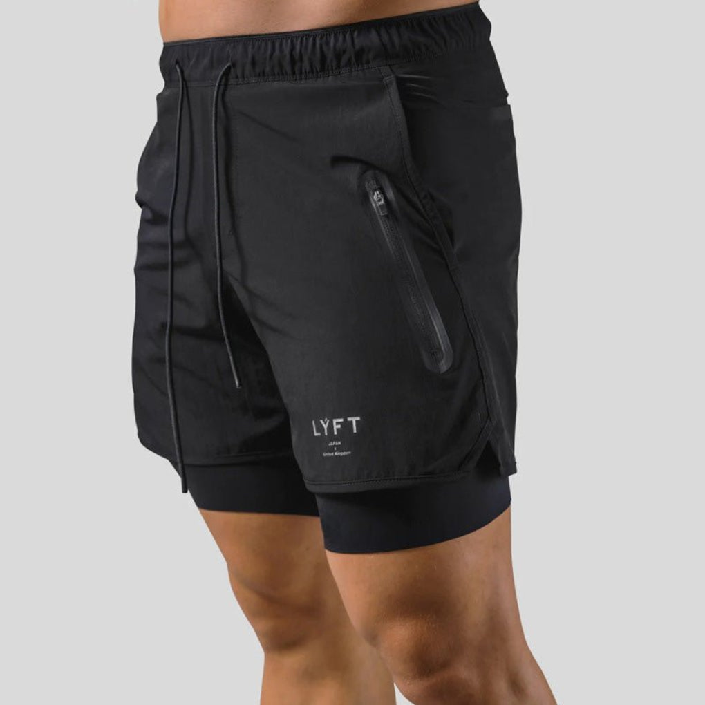 Davy | Men's Performance 2-in-1 Running Shorts