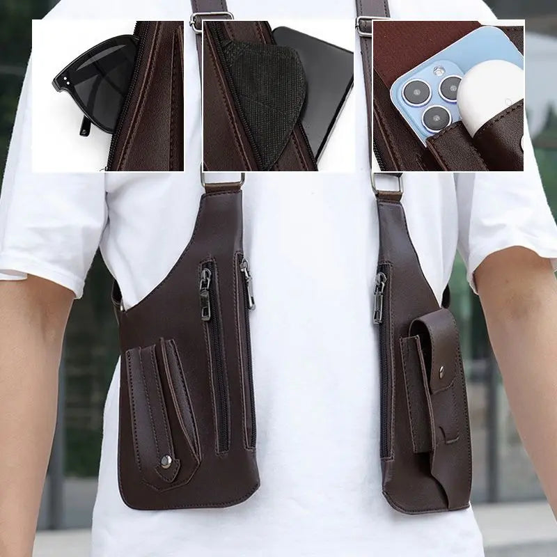 Davy | Men's Anti-Theft Shoulder Bag with Multiple Compartments