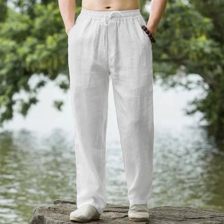 Davy | Men's Beach Pants Relaxed Fit Drawstring Trousers