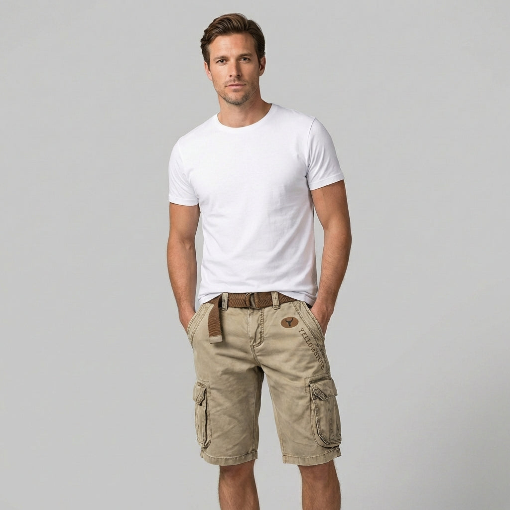 Davy | Men's Practical Cargo Shorts with Multiple Pockets