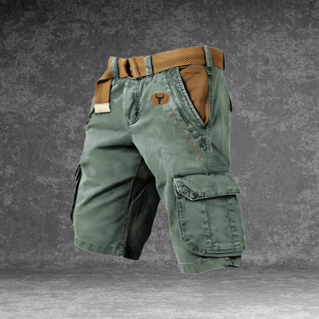 Durable Cargo Shorts with Multiple Pockets