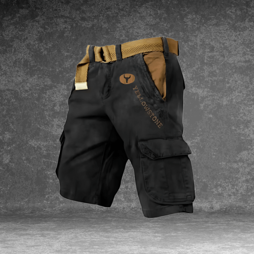 Durable Cargo Shorts with Multiple Pockets