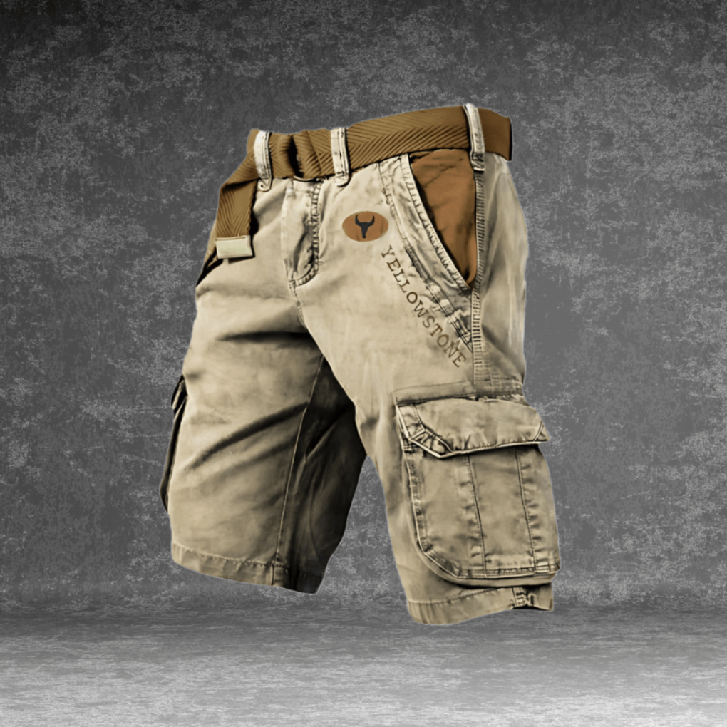 Durable Cargo Shorts with Multiple Pockets
