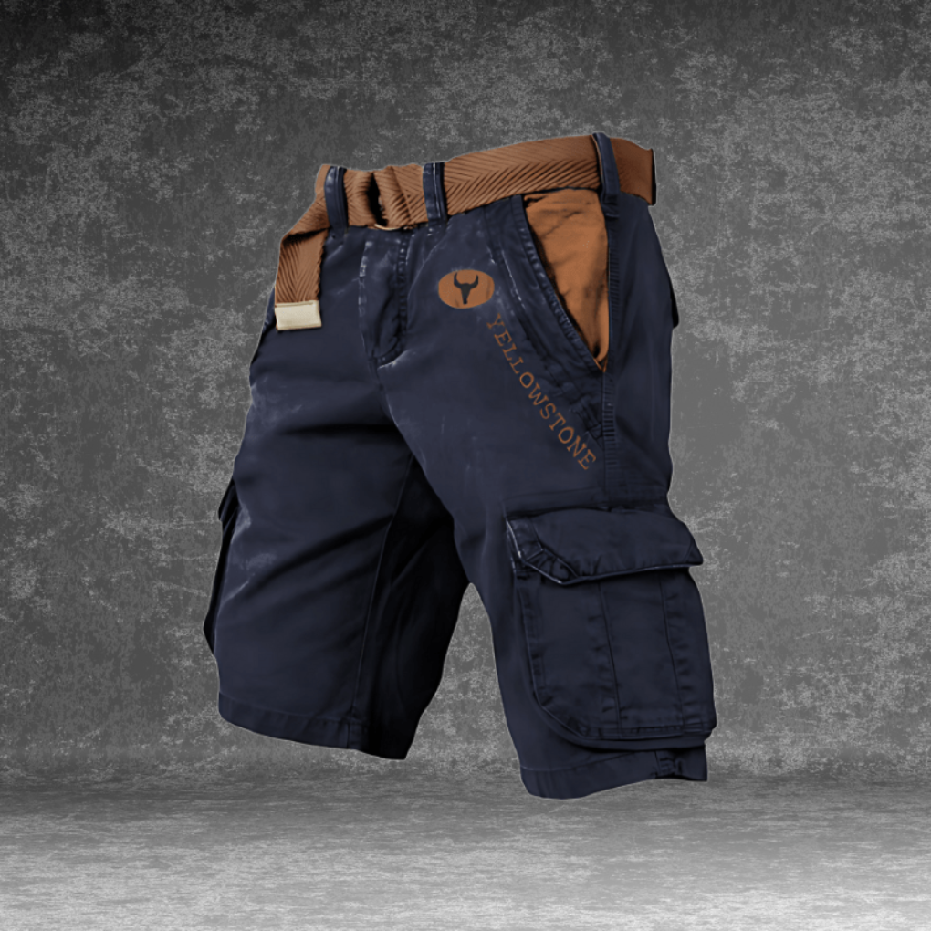 Durable Cargo Shorts with Multiple Pockets