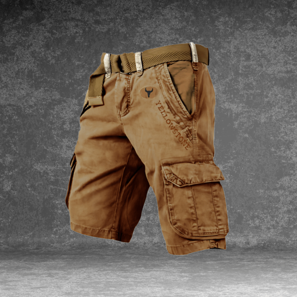 Durable Cargo Shorts with Multiple Pockets
